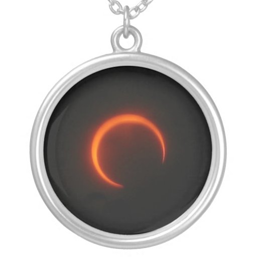 Solar Eclipse Personalized Necklace