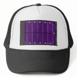 solar electric panel mesh hat