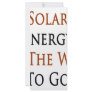 Solar Energy Is The Way To Go Personalized Rack Card