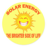 SOLAR ENERGY THE BRIGHTER SIDE OF LIFE STICKERS