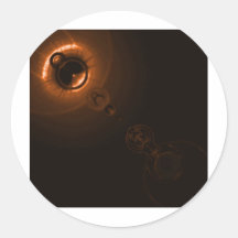 Solar flare Copper Sticker