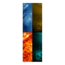 Solar Flare or Coronal Mass Ejection Sun Collage Business Card
