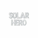 Solar Hero embroidered shirts