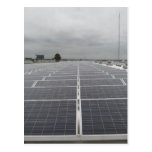 Solar Panel Field Postcard
