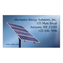 Solar Panels Business Card