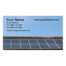 Solar Panels Business Card