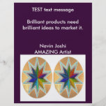 SOLAR Rainbow Star High Energy Print Personalized Flyer