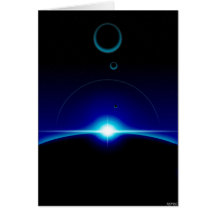 Solar Scene Greeting Cards