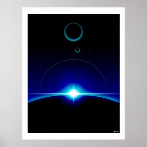 Solar Scene Poster