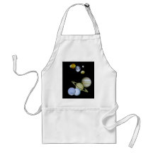 Solar System Apron Space - Astronomy Science gift