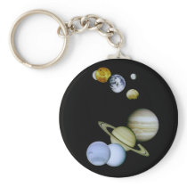 Solar System Keychain - Space/Astronomy Science