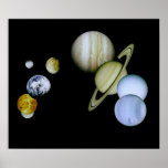 Solar System Large Poster - Science Astronomy gift posters