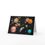 Solar System Planets Card