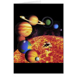 Solar System Planets Card