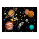 Solar System Planets Card