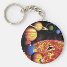 Solar System Planets Keychain