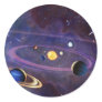 Solar System Round Sticker
