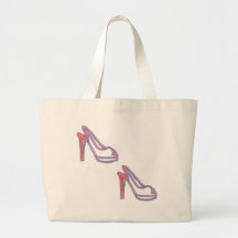 Solarised Stilettos Tote Bags