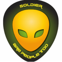 Soldier Are People Too Photo Cut Out