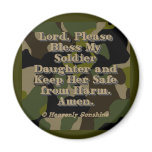 Soldier Daughter Prayer magnets