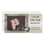 Soldier Father's Day - Customisable photo cards