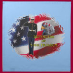 Soldier flag American MoJo Napkin napkins