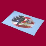 Soldier flag American MoJo Placemat placemats