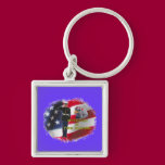 Soldier flag keychains