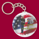 Soldier flag keychains