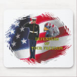 Soldier flag mousepads