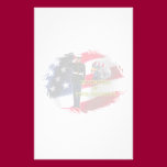 Soldier flag stationery