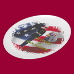 Soldier flag Plate 10" plates