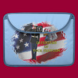 Soldier flag Rickshaw Flap Sleeve macbook sleeves