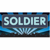 Soldier Marquee Photo Cutouts