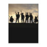 Soldier Silhouettes Postcard