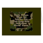 Soldier Son Prayer Greeting Cards