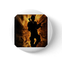 soldier steping out if fire