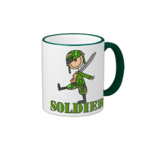 Soldier Stick Figure Mug