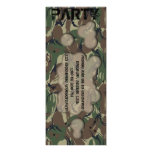 Soldier theme party invitation