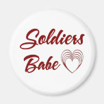 Soldiers Babe Refrigerator Magnet