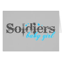 Soldier's Babygirl Greeting Card