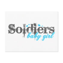 Soldier's Babygirl Postcard