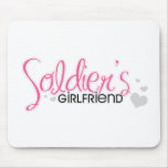 Soldier's Girlfriend (Pink) Mouse Pad