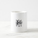 Soldiers Pen and Ink Abstract sketch Mug