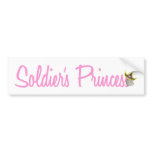 Soldier's Princess bumper stickers