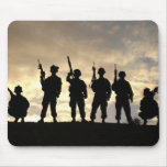 Soldier's Silhouette 20 Mouse Pad