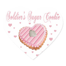 Soldier's Sugar Cookie Stickers