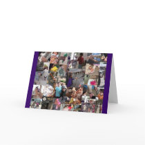 Soldiers Walkabouts with Beanies Greeting Cards