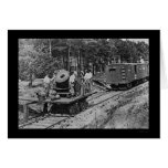Soldiers with a Cannon on a Railroad Car 1864 cards