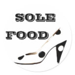 "Sole Food" shoe fanatic stickers